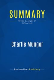 Charlie Munger : the complete investor cover image