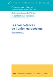 Les compétences de l'Union européenne cover image