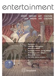 Entertainment - droit, médias, art, culture 2017/1 cover image