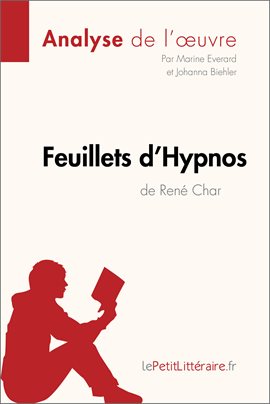 Cover image for Feuillets d'Hypnos de René Char (Analyse de l'oeuvre)