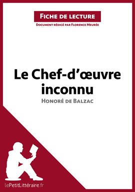 Cover image for Le Chef-d'oeuvre inconnu d'Honoré de Balzac (Fiche de lecture)