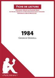 1984 de george orwell (fiche de lecture). Résumé complet et analyse détaillée de l'oeuvre cover image