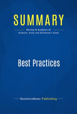 Cover image for Summary: Best Practices