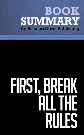 Cover image for Summary: First, Break All the Rules