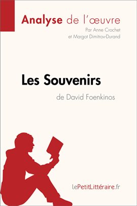 Cover image for Les Souvenirs de David Foenkinos (Analyse de l'oeuvre)