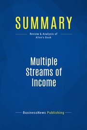 Summary: multiple streams of income. Review and Analysis of Allen's Book cover image
