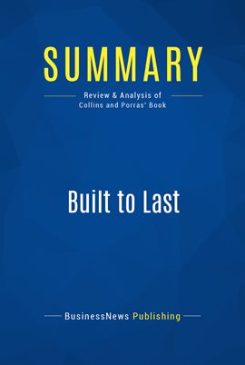 Cover image for Summary: Built to Last