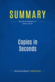 Summary: copies in seconds. Review and Analysis of Owen's Book cover image