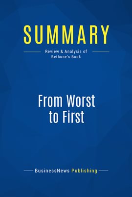 Cover image for Summary: From Worst to First