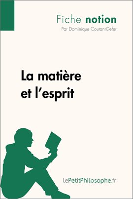 Cover image for La matière et l'esprit (Fiche notion)