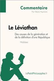 Le léviathan : des causes de la génération et de la définition d'une République, Hobbes cover image