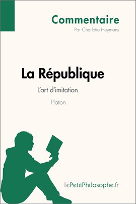 Cover image for La République de Platon - L'art d'imitation (Commentaire)