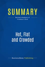 Summary: hot, flat and crowded. Review and Analysis of Friedman's Book cover image