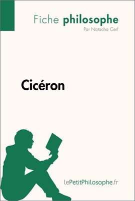 Cover image for Cicéron (Fiche philosophe)