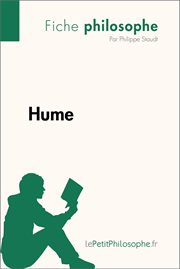 Hume (fiche philosophe). Comprendre la philosophie avec lePetitPhilosophe.fr cover image