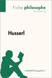 Grands philosophes : husserl (fiche philosophe) cover image