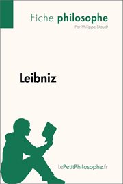 Grands philosophes : leibniz (fiche philosophe) cover image