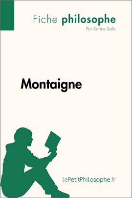 Cover image for Montaigne (Fiche philosophe)