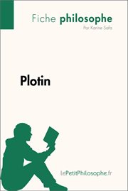 Plotin (Fiche philosophe) : Comprendre la philosophie avec lePetitPhilosophe.fr cover image