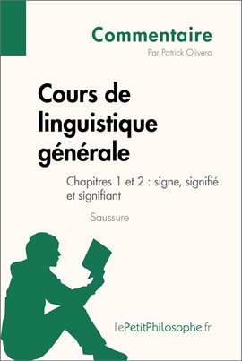 Cover image for Cours de linguistique générale de Saussure - Chapitres 1 et 2: signe, signifié et signifiant