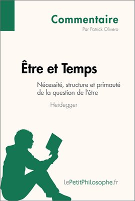 Cover image for Être et Temps de Heidegger - Nécessité, structure et primauté de la question de l'être (Commentaire)