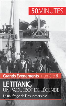 Cover image for Le Titanic, un paquebot de légende