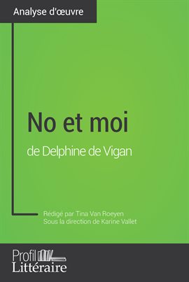 Cover image for No et moi de Delphine de Vigan