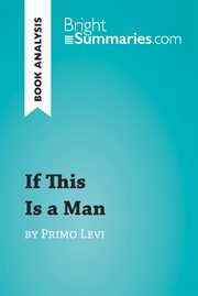 If this is a man by primo levi (book analysis). Detailed Summary, Analysis and Reading Guide cover image