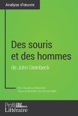 Cover image for Des souris et des hommes de John Steinbeck (Analyse approfondie)