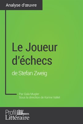 Cover image for Le Joueur d'échecs de Stefan Zweig