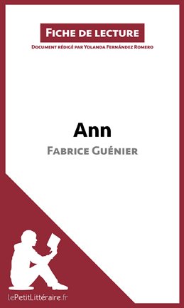 Cover image for Ann de Fabrice Guénier (Fiche de lecture)