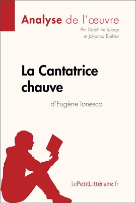 Cover image for La Cantatrice chauve d'Eugène Ionesco (Analyse de l'oeuvre)