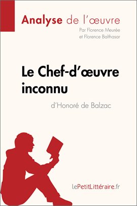 Cover image for Le Chef-d'œuvre inconnu d'Honoré de Balzac (Analyse de l'oeuvre)