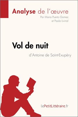 Cover image for Vol de nuit d'Antoine de Saint-Exupéry (Analyse de l'oeuvre)