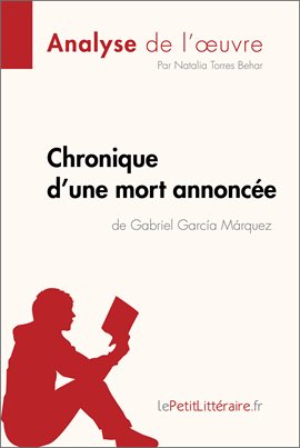 Cover image for Chronique d'une mort annoncée de Gabriel García Márquez (Analyse de l'oeuvre)