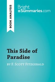 This side of paradise by f. scott fitzgerald (book analysis). Detailed Summary, Analysis and Reading Guide cover image