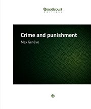 Crime and punishment. Récit à deux voix cover image