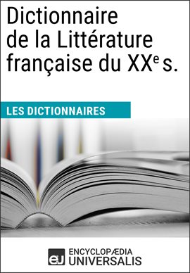Cover image for Dictionnaire de la Littérature française du XXe siècle