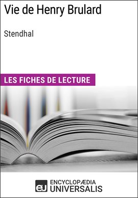 Cover image for Vie de Henry Brulard de Stendhal
