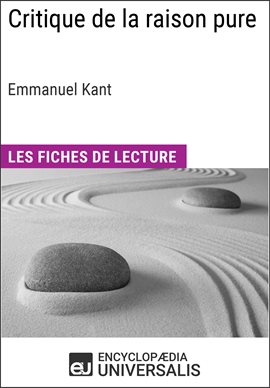 Cover image for Critique de la raison pure d'Emmanuel Kant