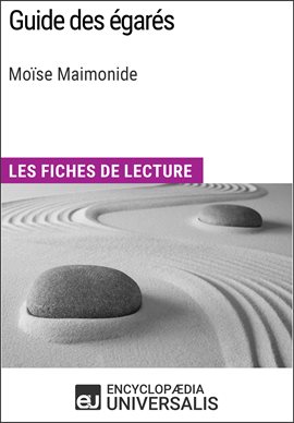 Cover image for Guide des égarés de Moïse Maimonide