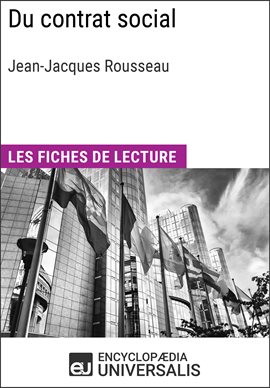 Cover image for Du contrat social de Jean-Jacques Rousseau