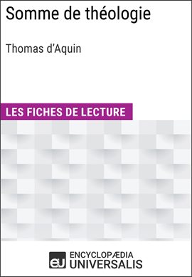 Umschlagbild für Somme de théologie de Thomas d'Aquin