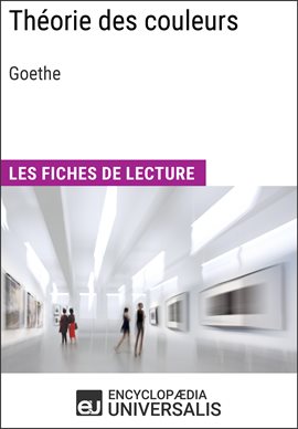 Cover image for Théorie des couleurs de Goethe