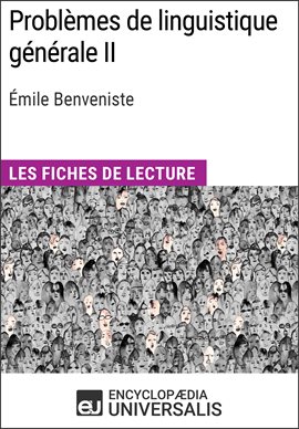 Cover image for Problèmes de linguistique générale II d'Émile Benveniste