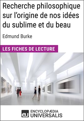 Cover image for Recherche philosophique sur l'origine de nos idées du sublime et du beau d'Edmund Burke
