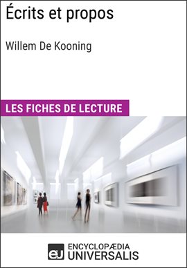 Cover image for Écrits et propos de Willem De Kooning