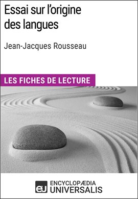 Cover image for Essai sur l'origine des langues de Jean-Jacques Rousseau
