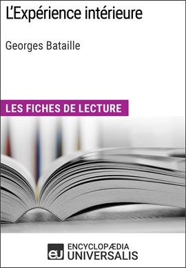 Cover image for L'Expérience intérieure de Georges Bataille