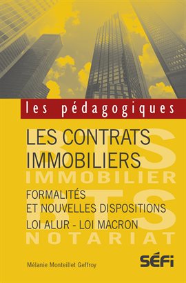 Cover image for Les contrats immobiliers